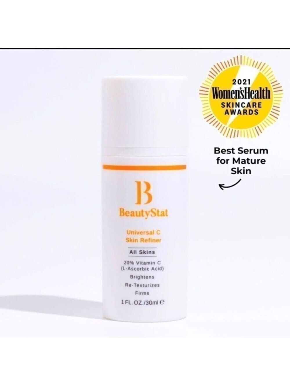 BeautyStat Universal Vitamin C Refiner Serum 20% L-Ascorbic Acid